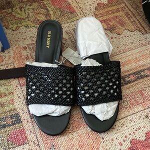 Old navy heeled slides size 7